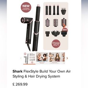 Shark FlexStyle black & rose gold